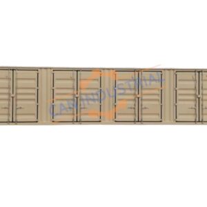 40 HQ Container With 4 Side Doors