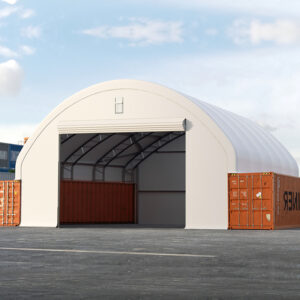 40' x 40' x 15' Container Shelter