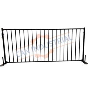 3.5 x 8 Feet Square Tube Black Temporary Fence Panels