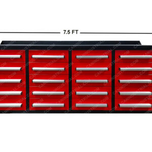 7 Feet 20 Drawer Heavy Duty Steel Workstation